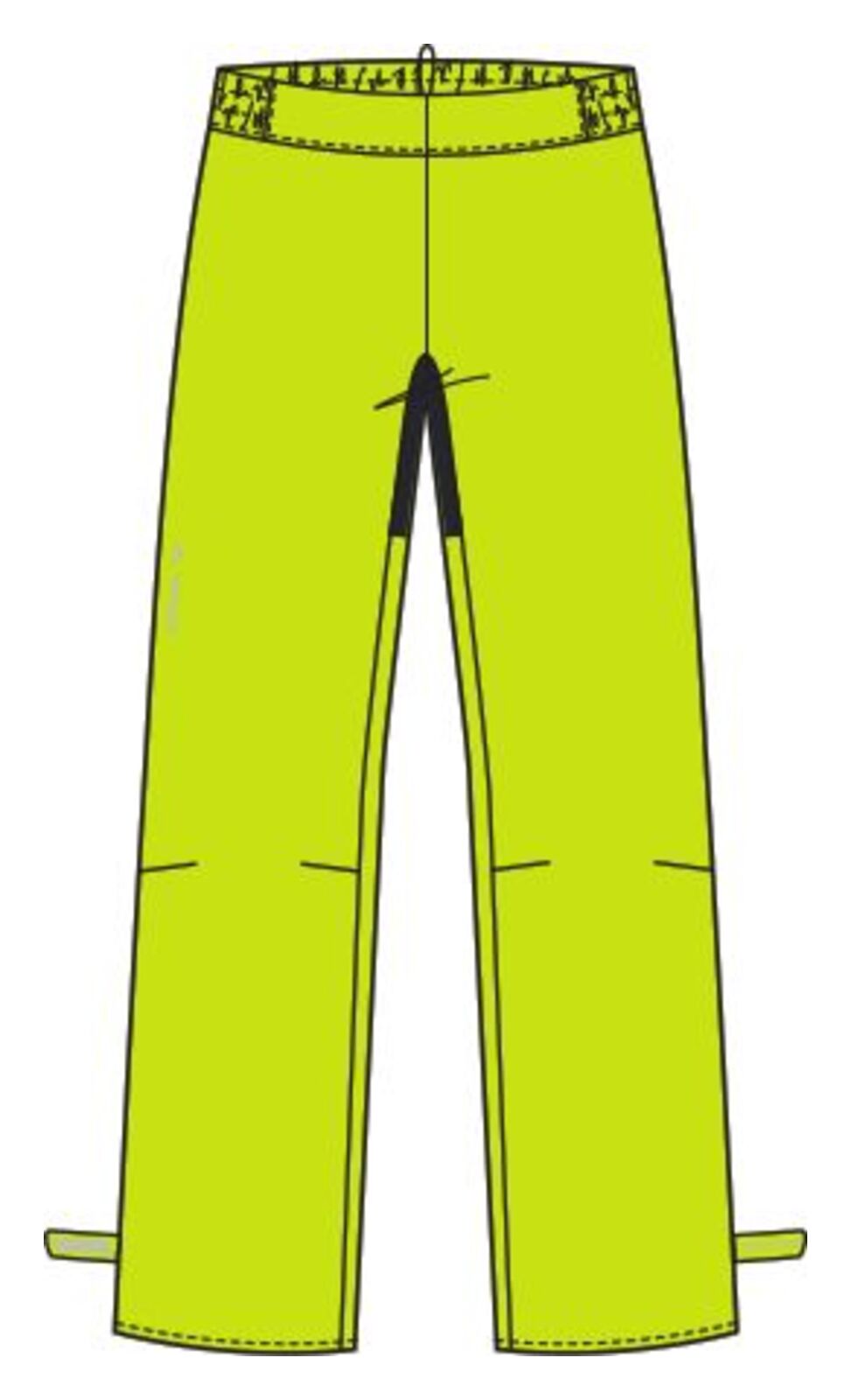 VAUDE Drop Pants II Heren neon geel uni
