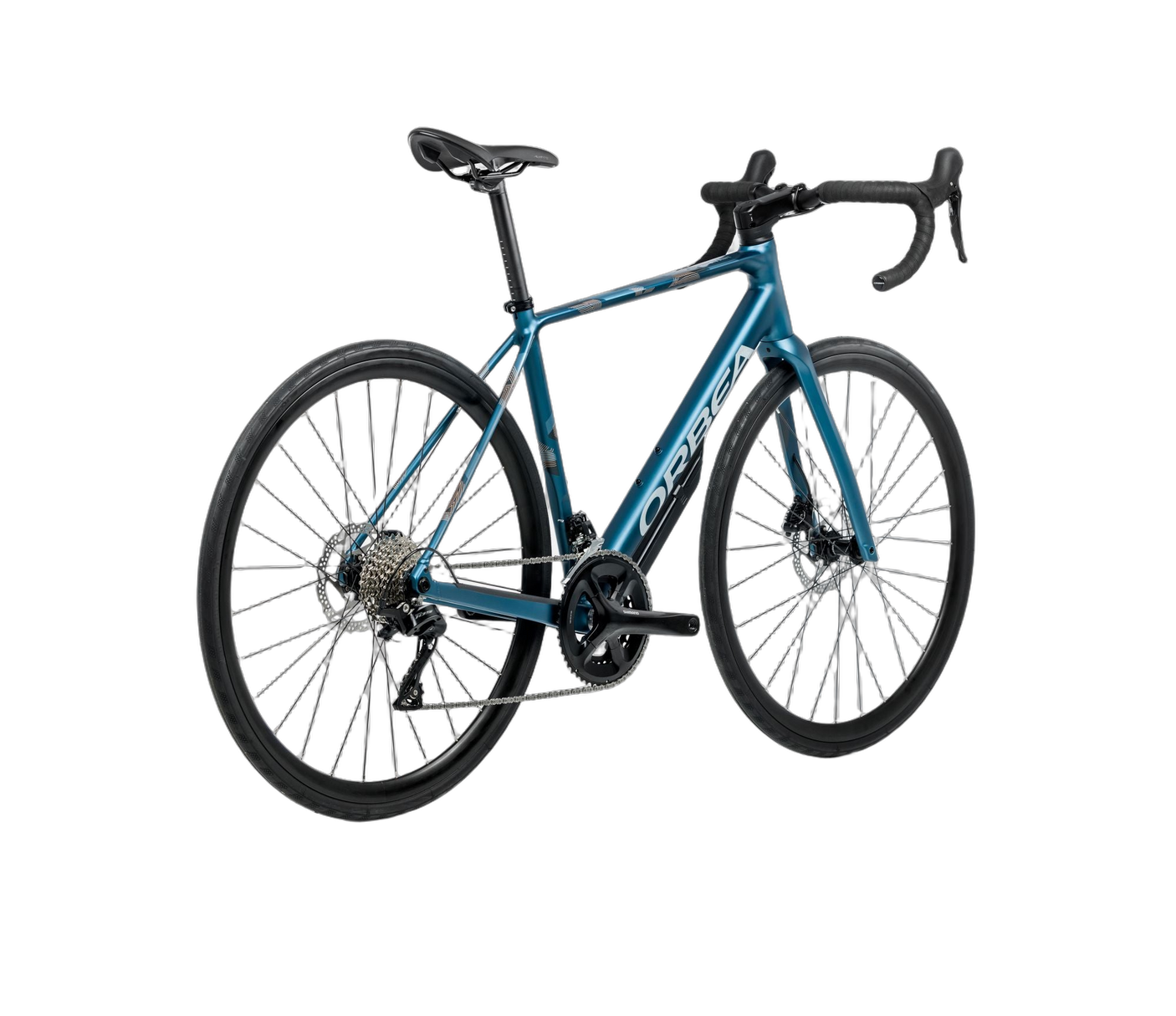 Orbea AVANT H60 Leisteblauw Mat - Halo Zilver Glans (2025)