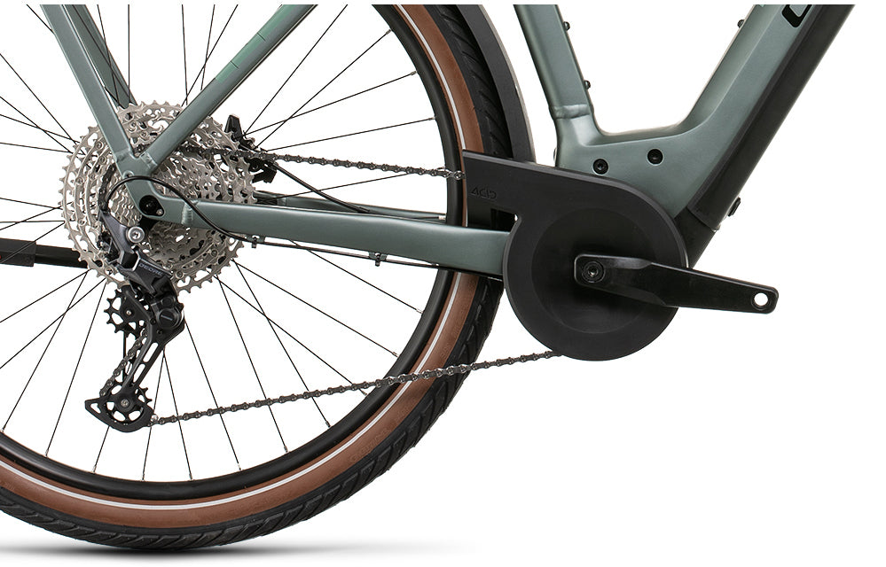 Cube Kathmandu Hybrid EXC 750 zilvergroen'n'zwart
