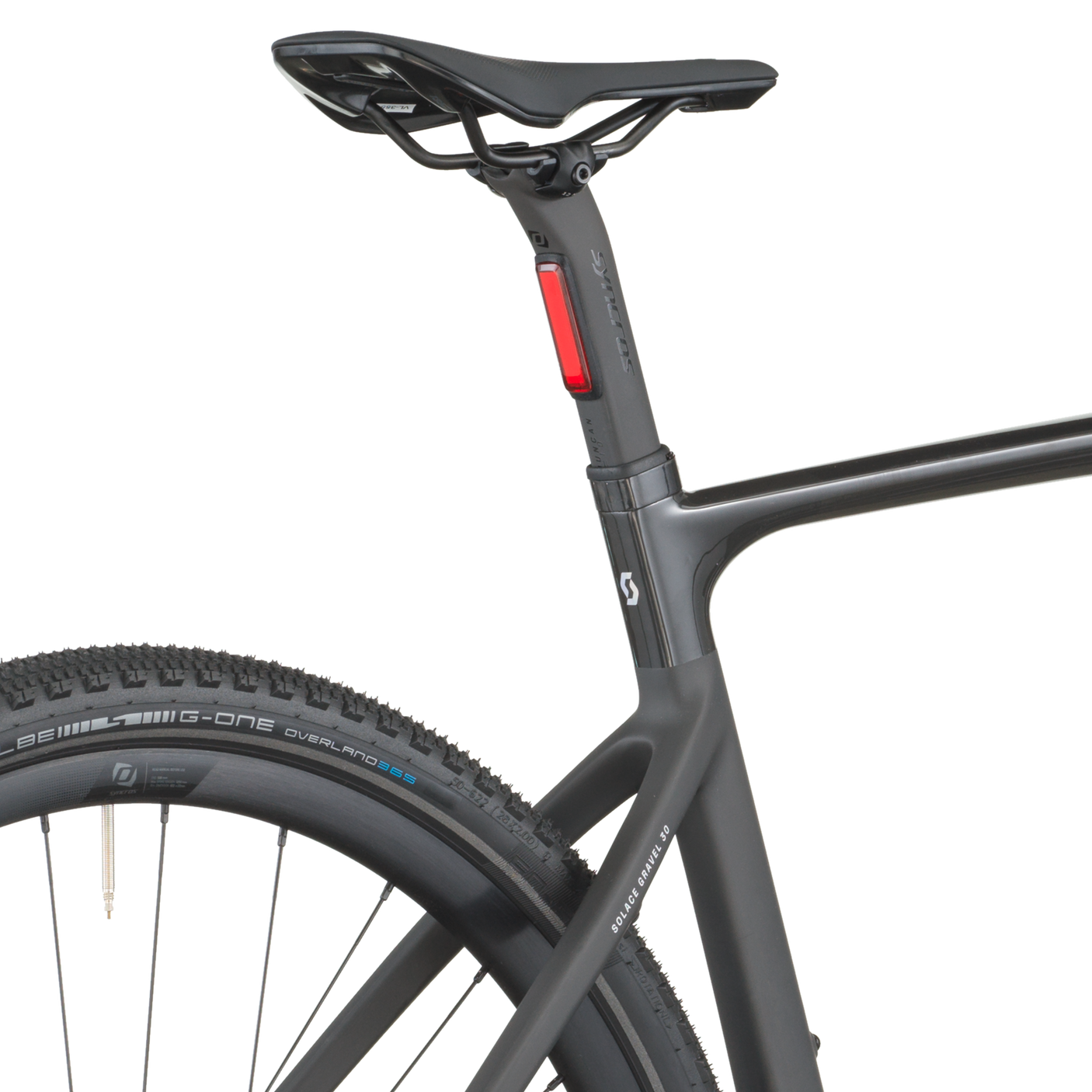 Scott Solace Gravel 30 carbon zwart