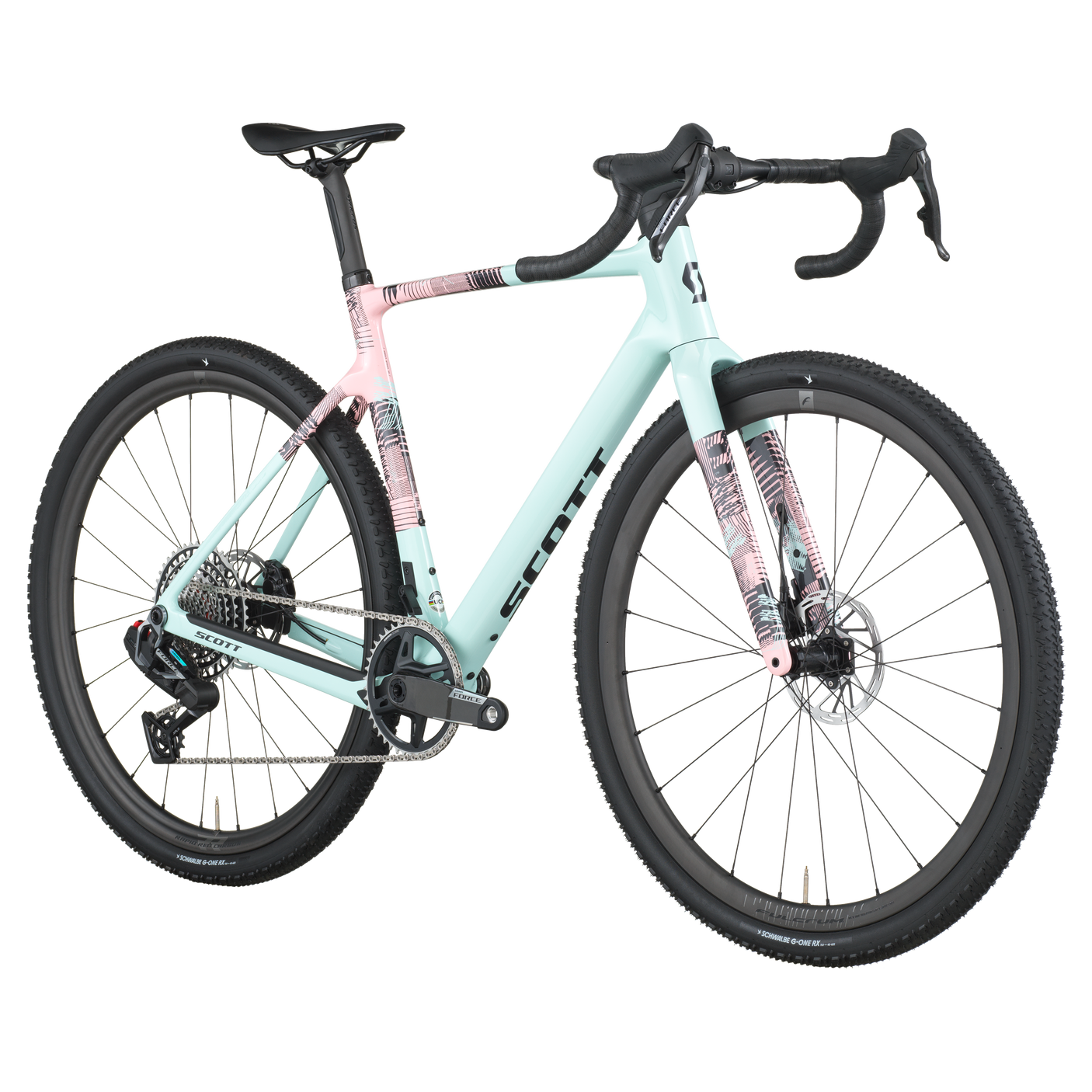 Scott Addict Gravel 10 gelato blauw/gelato roze