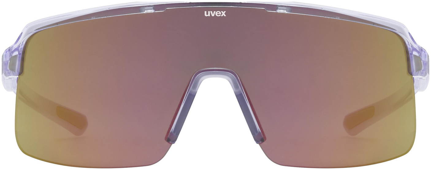 uvex Dyrt fietsbril Clear / Mirror Red