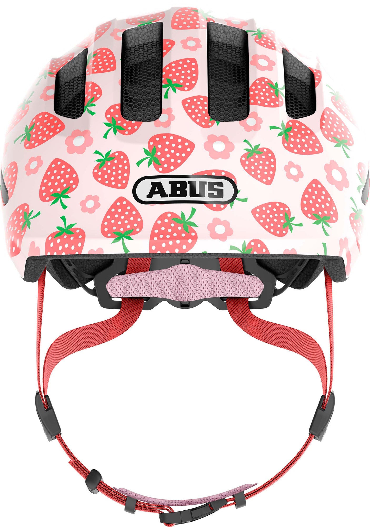 ABUS Smiley 3.0 LED Helm Kids roze aardbei
