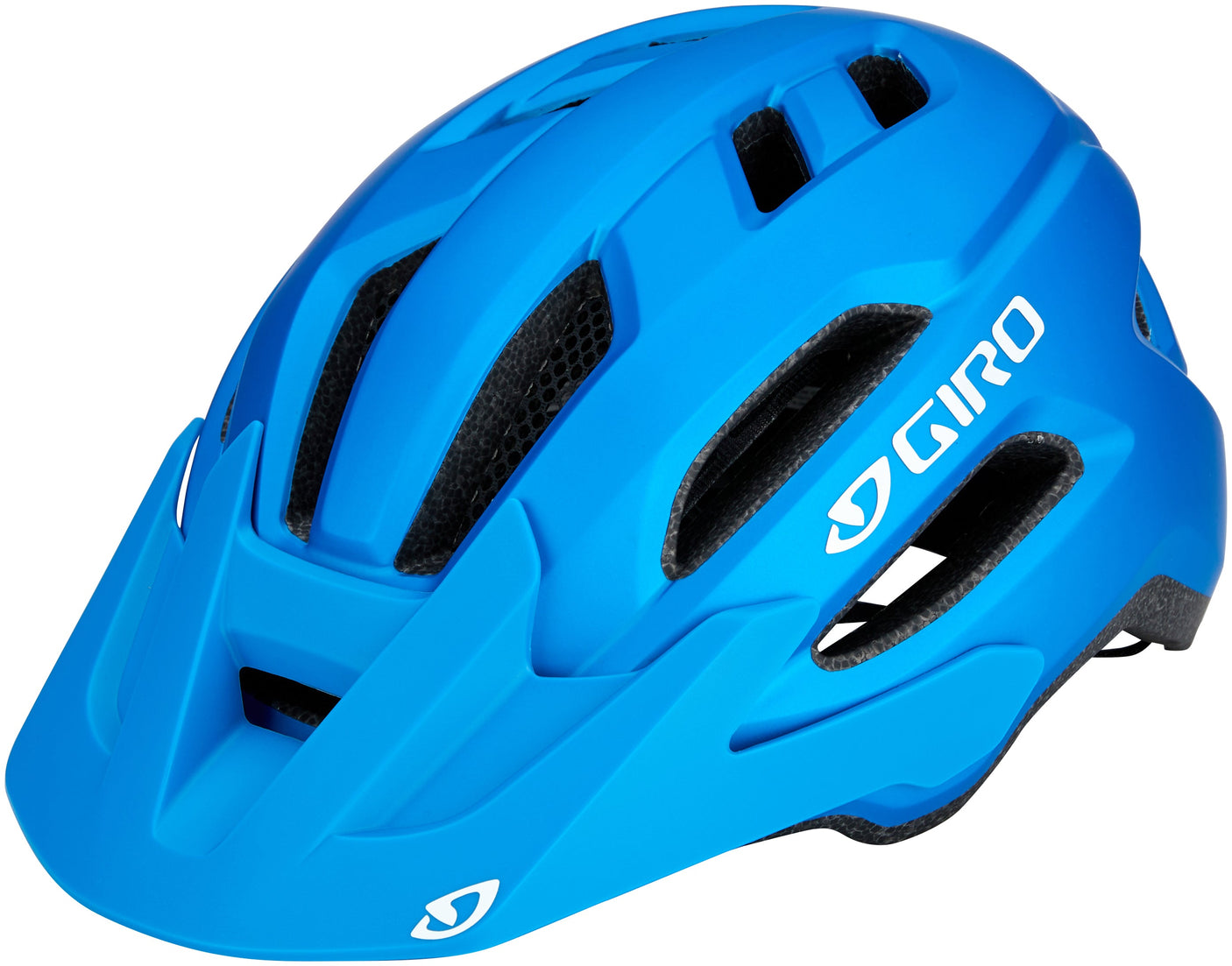 Giro Fixture II Y helm mat ano blauw