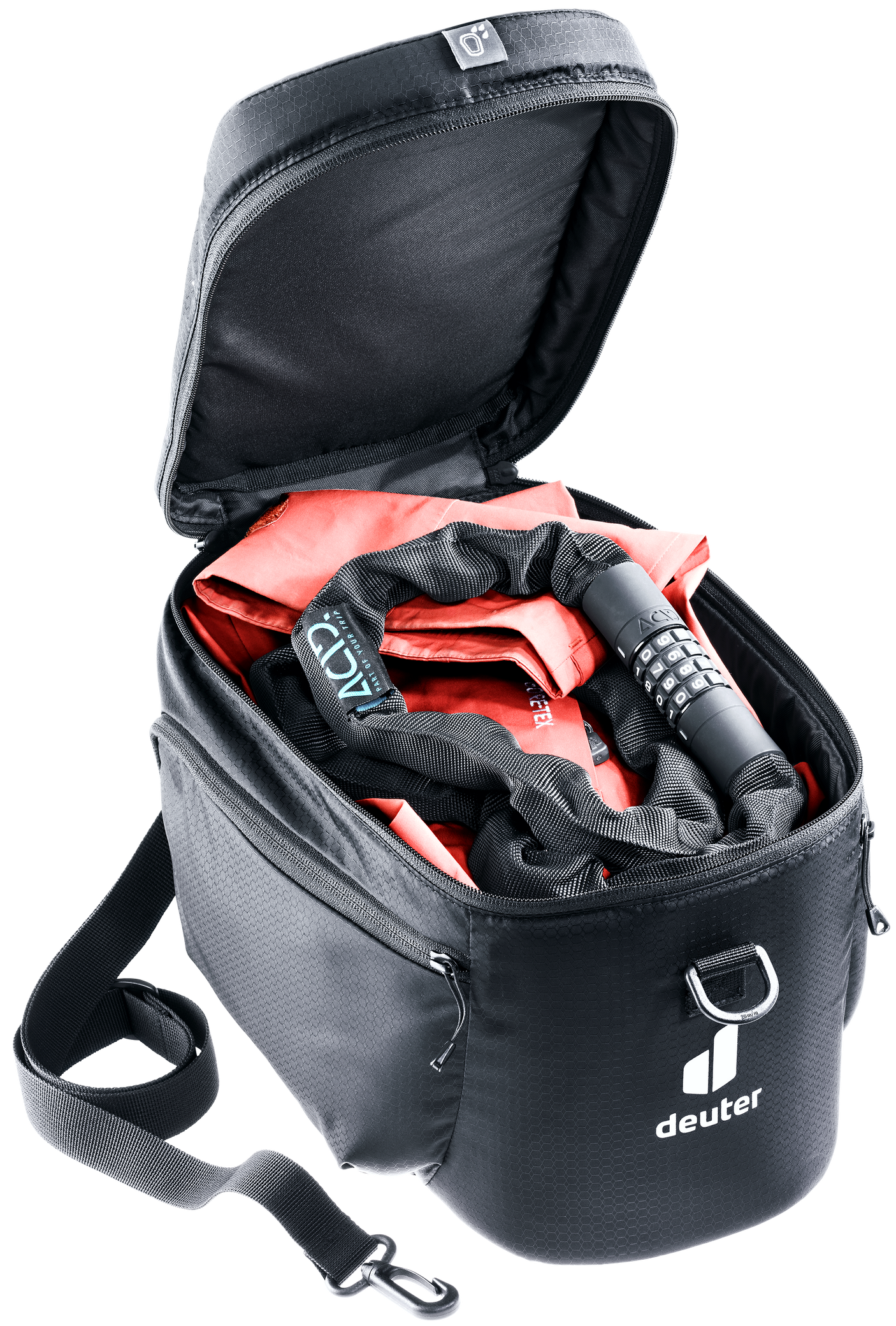 deuter Rack Bag 10 bagagedragerzak black