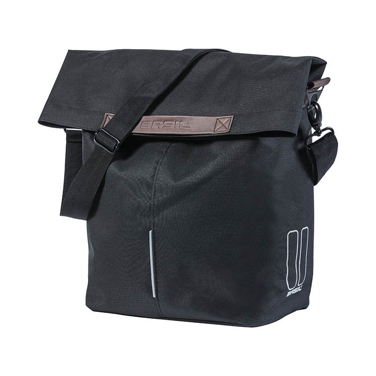 Basil City Fietstas Shopper 14-16l zwart