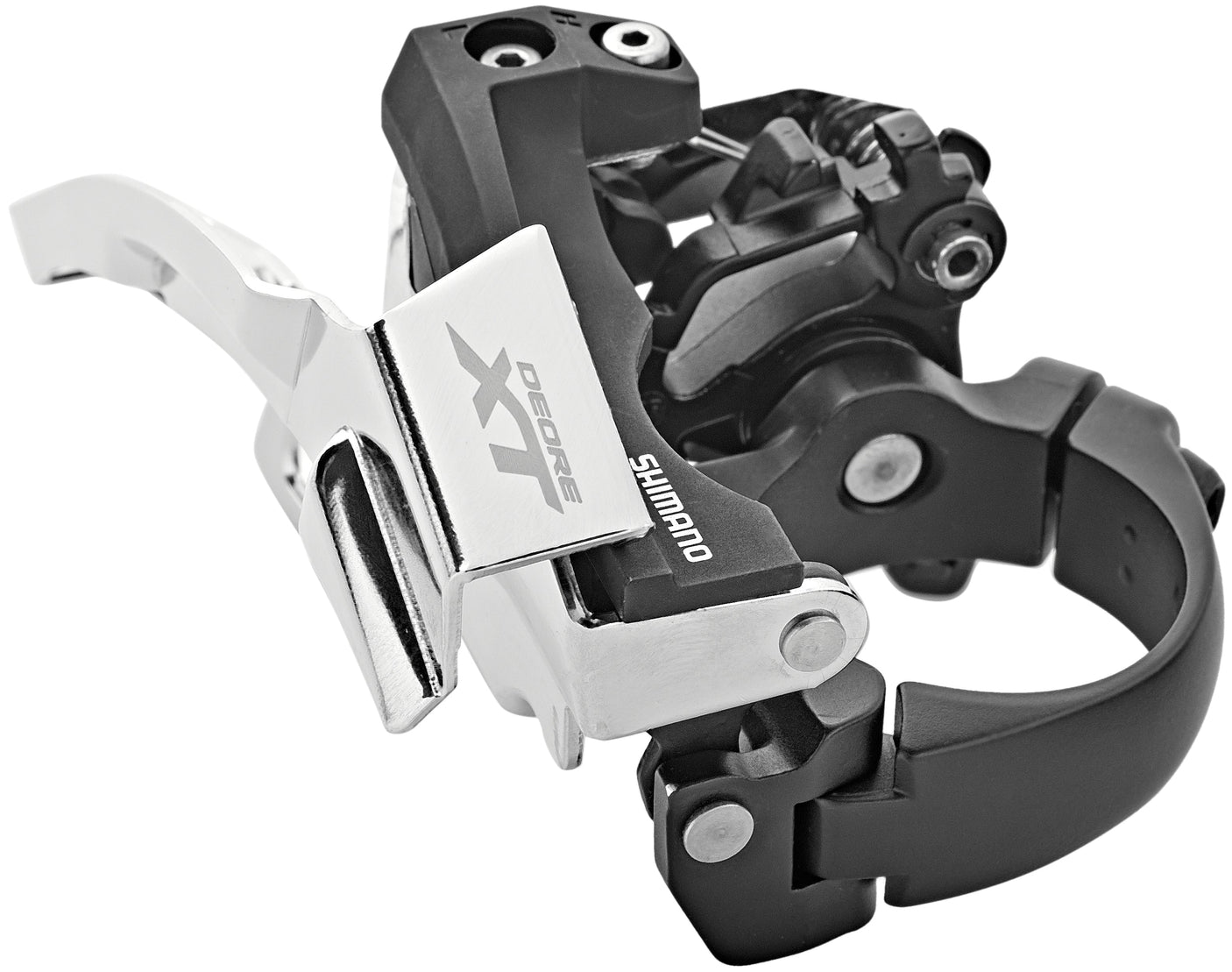 Shimano Deore XT Trekking FD-T8000 Voorderailleur Klem diep 3x10 Down Swing zwart