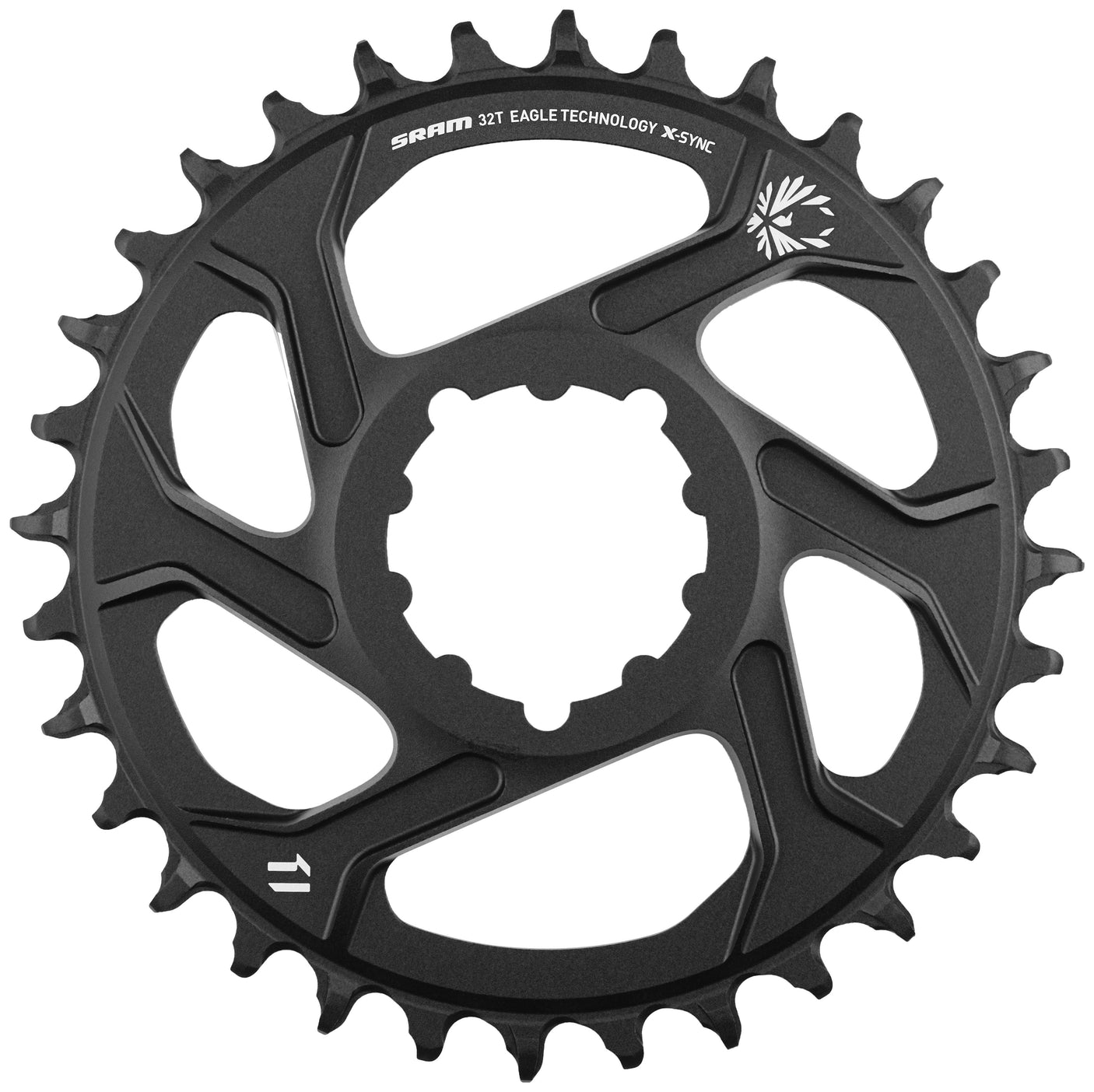 SRAM X-Sync 2 kettingblad Direct Mount aluminium 12-speed 6mm zwart