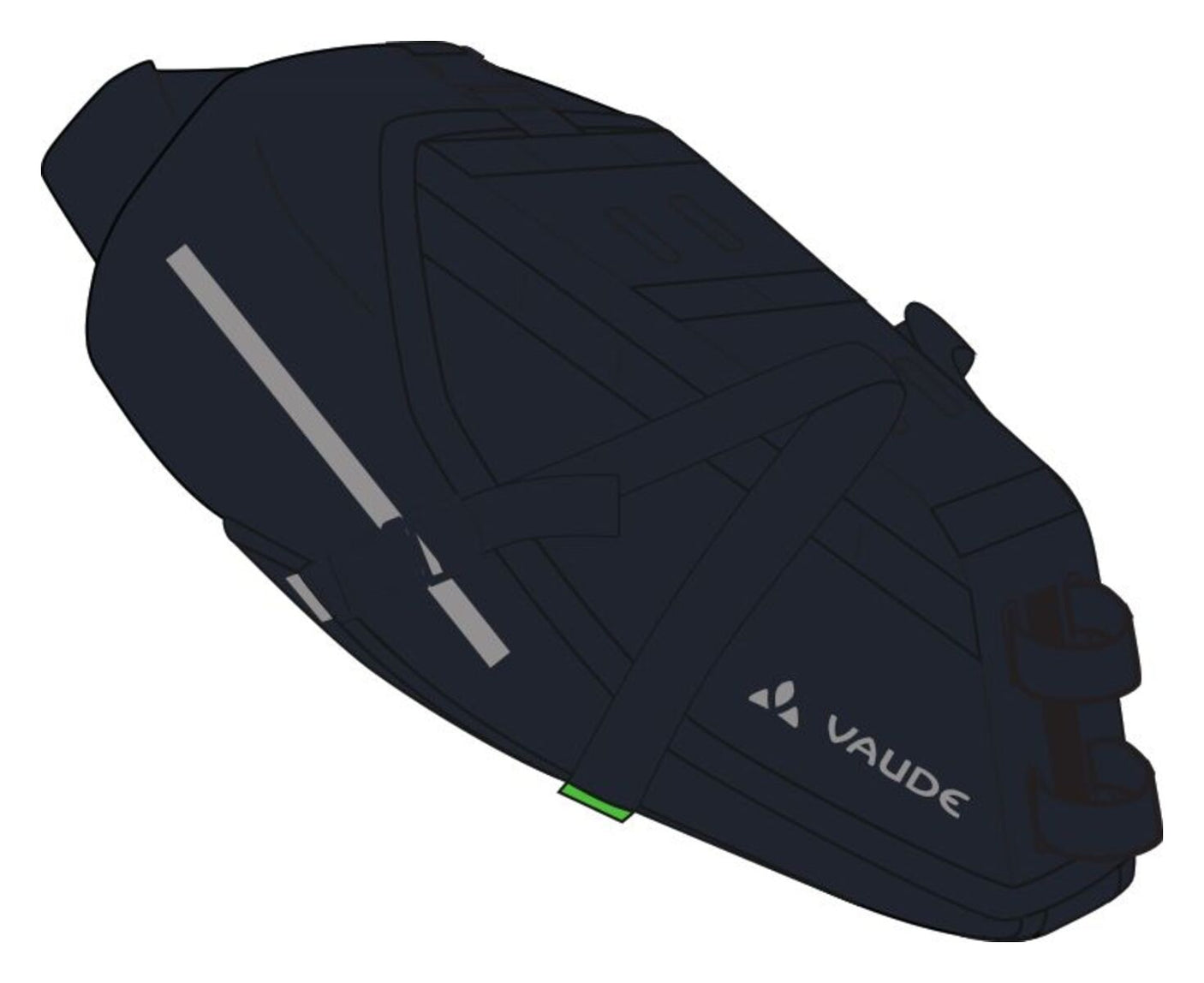 VAUDE Trailsaddle II zwart