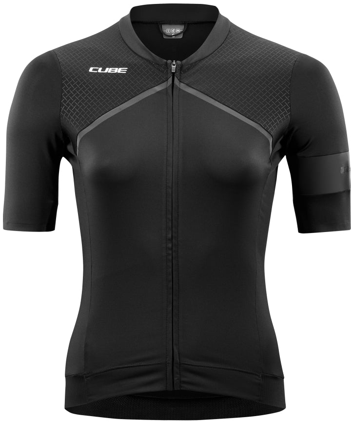 CUBE BLACKLINE WS korte mouw jersey black