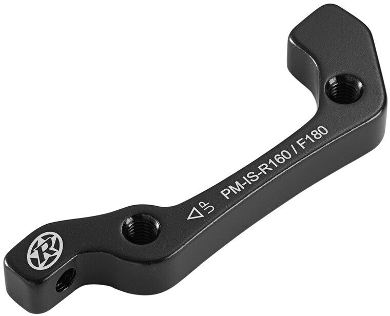 Reverse IS-PM adapter voor schijfrem 180mm voorwiel/160mm achterwiel zwart