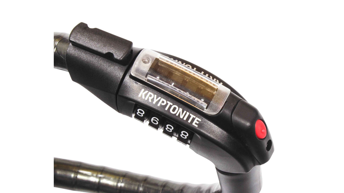 Kryptonite KryptoFlex 2080 Combo Gewapend Kabelslot 80cm