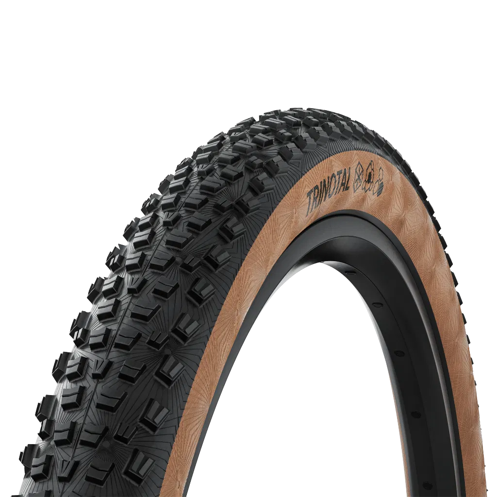 Continental Trinotal Trail Rapid vouw 28" vouwband zwart / transparante huid