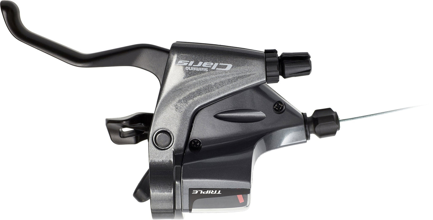 Shimano Claris ST-RS200/-RS203 schakelhendel/remhendel links 3-speed grijs