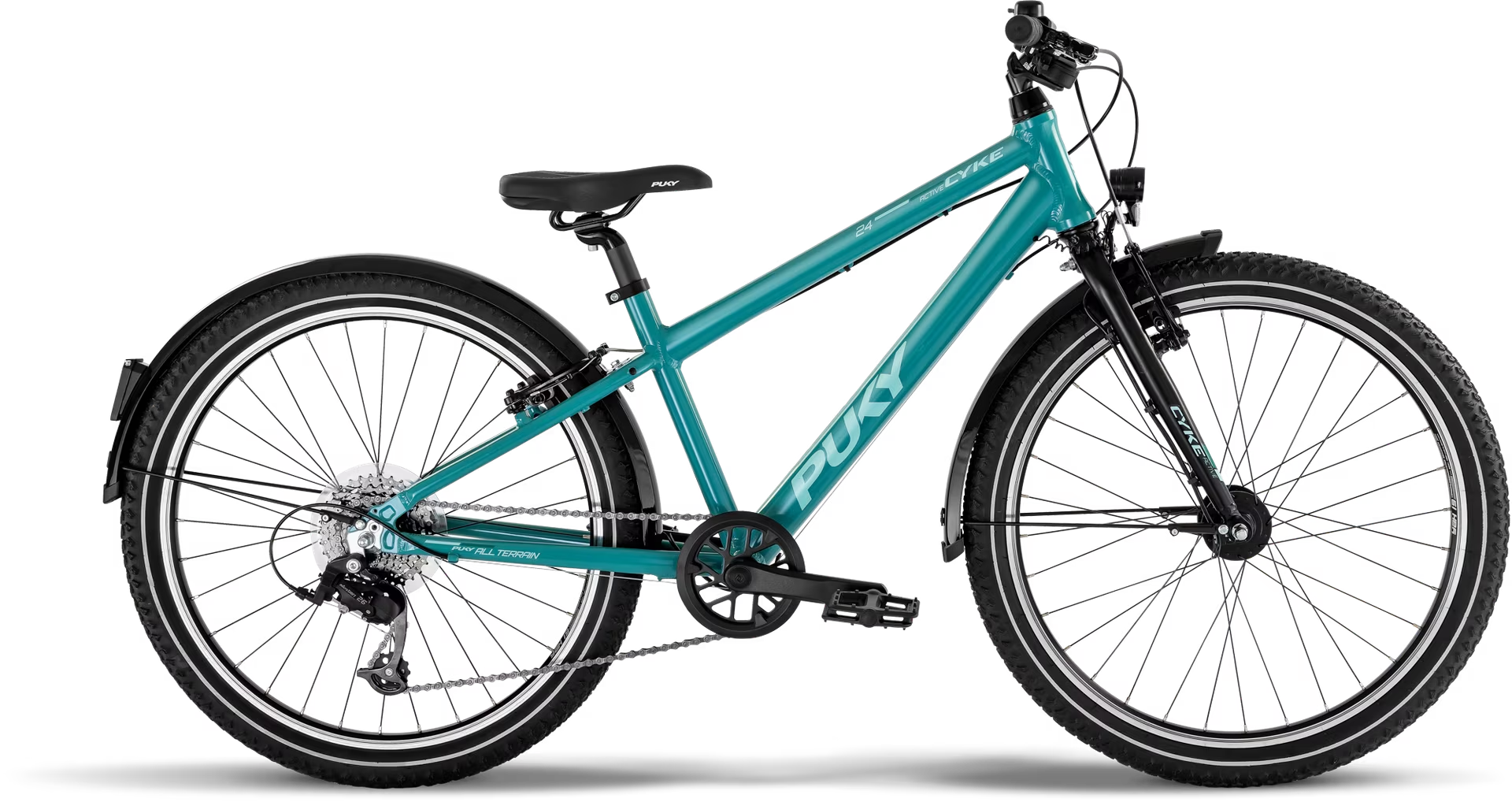 PUKY CYKE 24-8 ACTIVE turquoise/zwart (2025)
