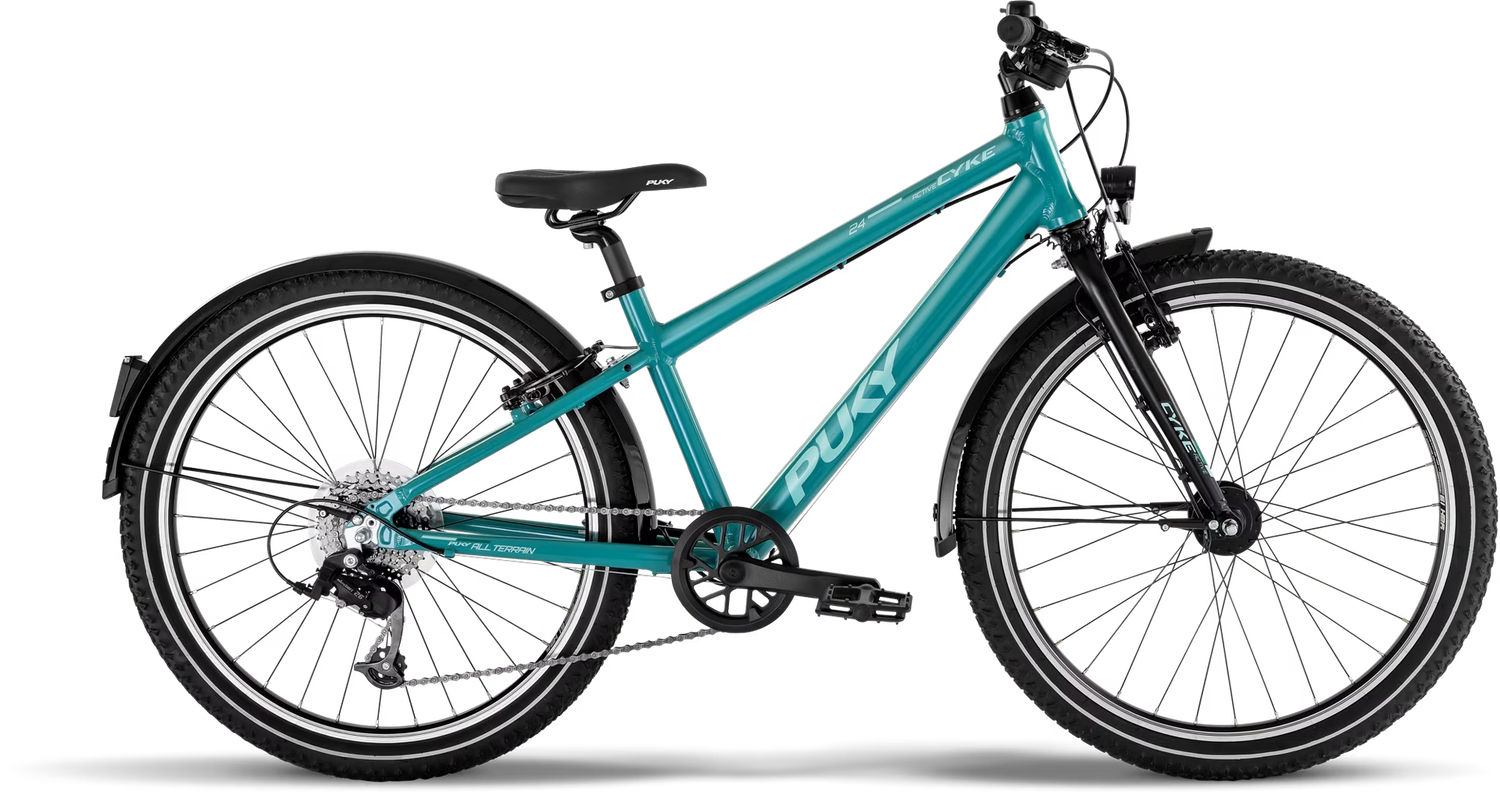 PUKY CYKE 24-8 ACTIVE turquoise/zwart (2025)