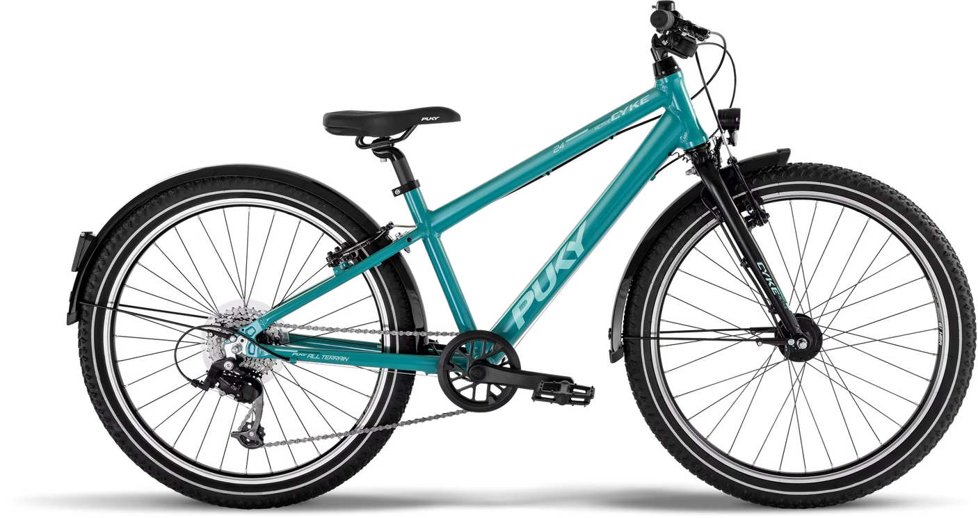 PUKY CYKE 24-8 ACTIVE turquoise/zwart (2025)