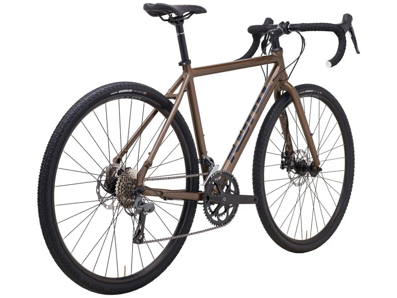 Kona 36e Rove AL 700 Bruin met Shimano Claris & Tektro Bark met zwarte decals (2025)