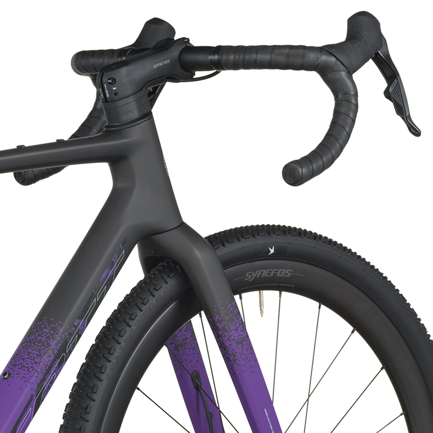 Scott Addict Gravel 20 carbon zwart/indigo paars