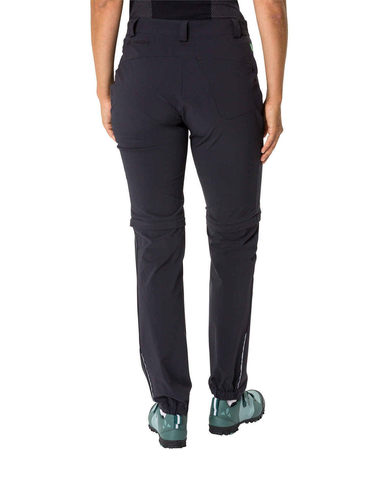 VAUDE Yaras Zip Off Broek Dames zwart