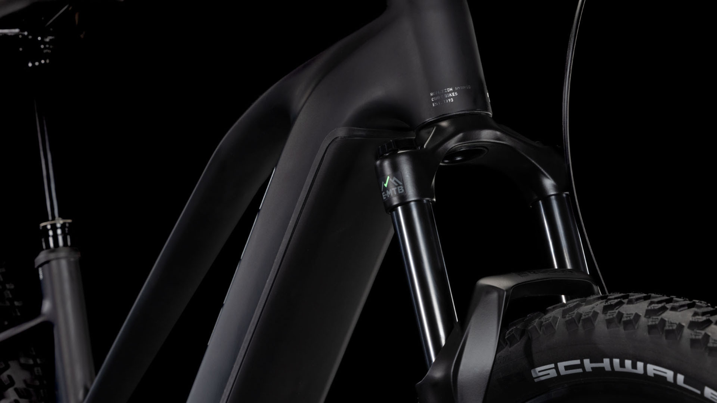 Cube Reaction Hybrid Race 800 Trapez zwart´n´metaal