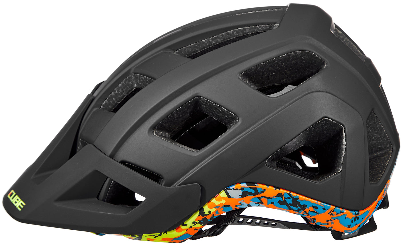 CUBE BADGER MTB-helm black´n´splash
