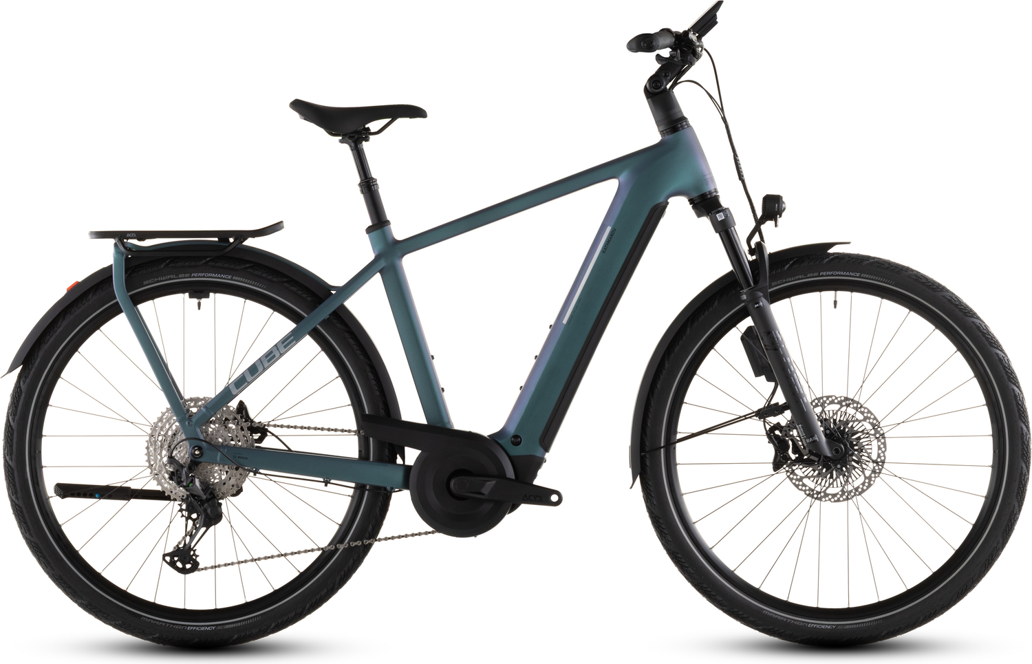 Cube Kathmandu Hybrid EXC 800 smaragdgroen´n´prism (2026)