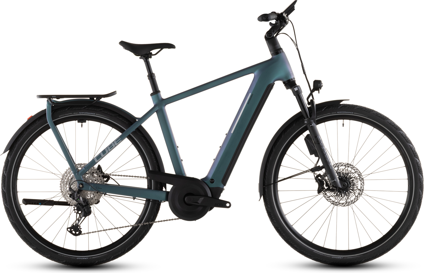 Cube Kathmandu Hybrid EXC 800 smaragdgroen´n´prism (2026)