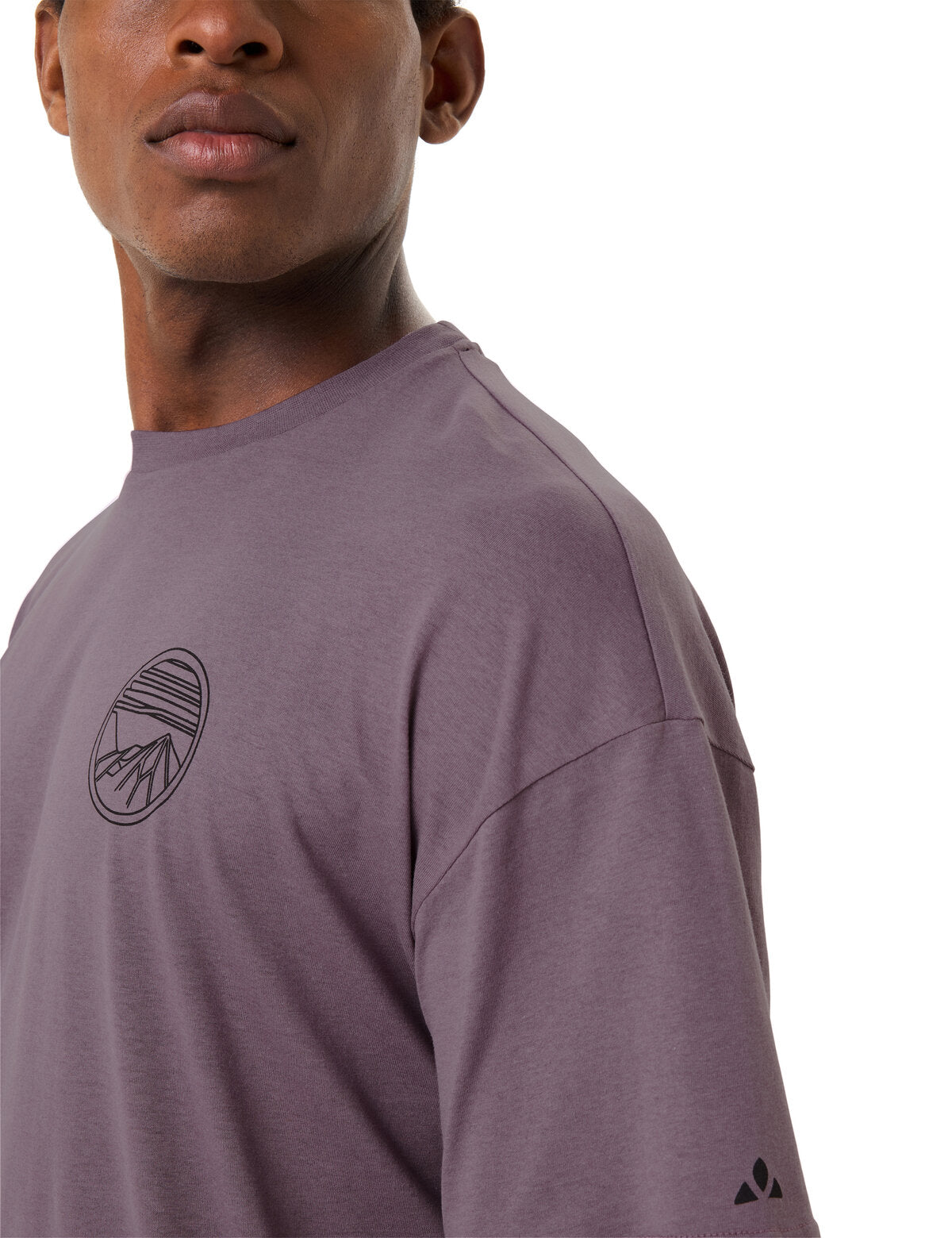 VAUDE Heren Casual Fietsshirt paars as