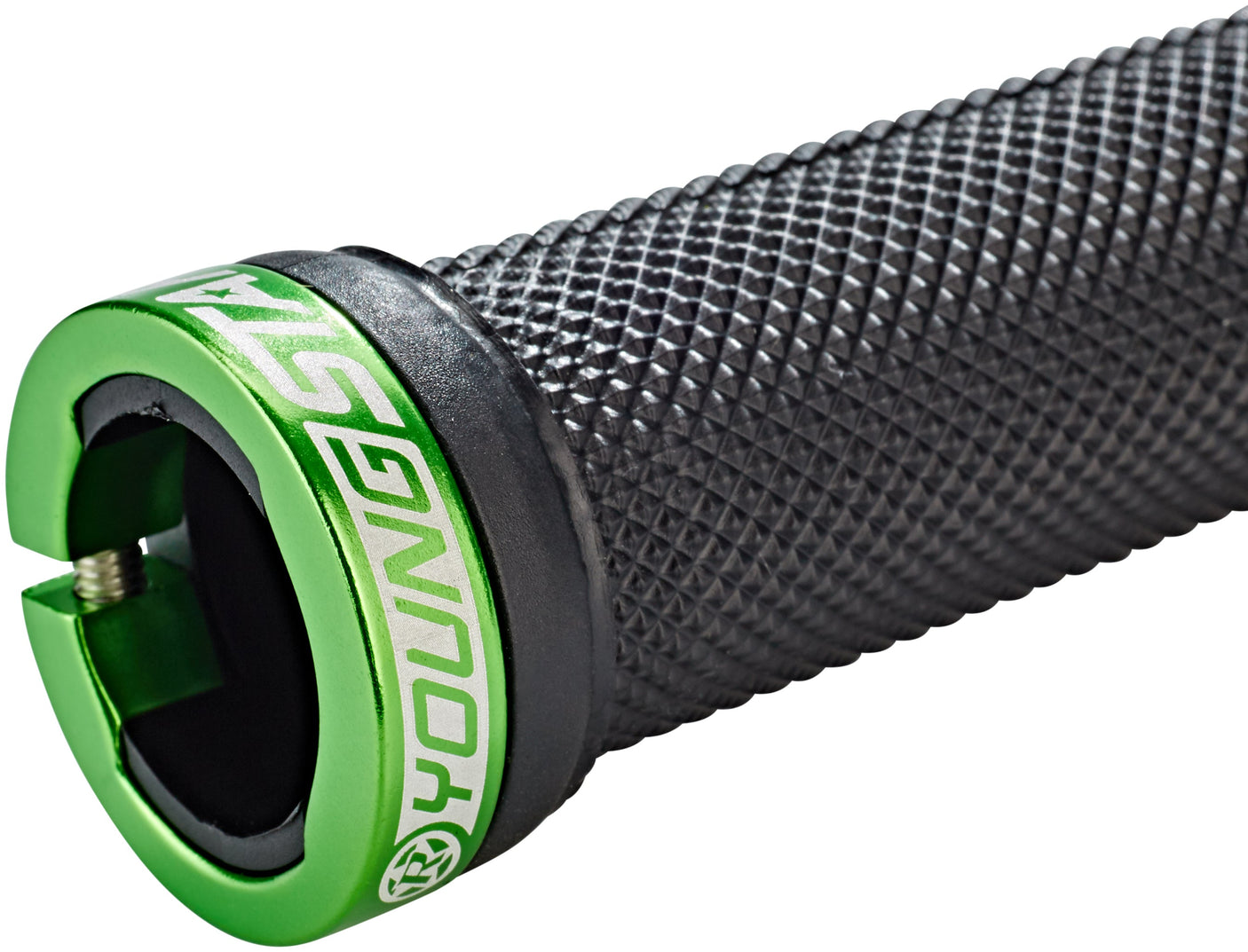 Reverse Youngstar Single Lock-On handvatten Ø28mm 98mm kinder zwart/groen
