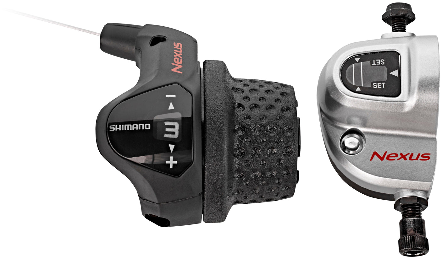 Shimano NEXUS SL-3S41 draaigreep 3-speed rechts zwart/zilver