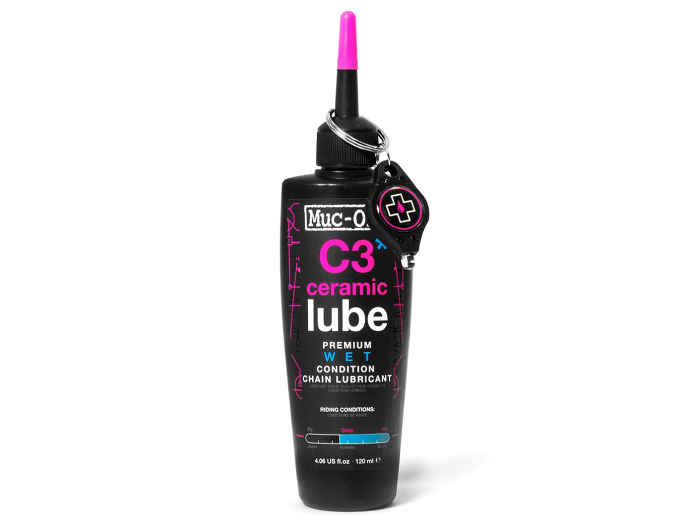 Muc-Off C3 Wet Ceramic Lube Kettingolie 120ml