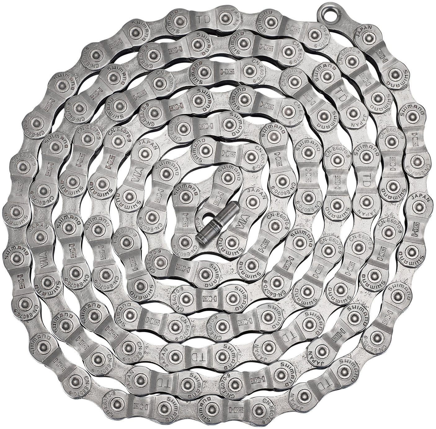 Shimano CN-E6070 Ketting E-Bike 9-speed zilver