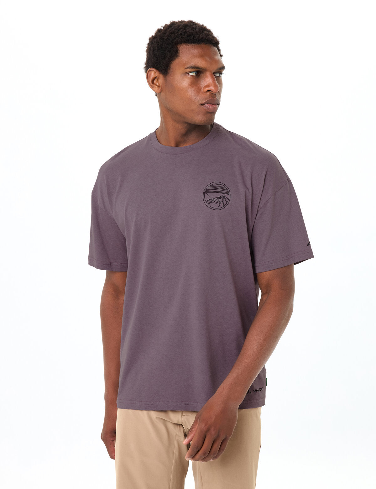 VAUDE Heren Casual Fietsshirt paars as