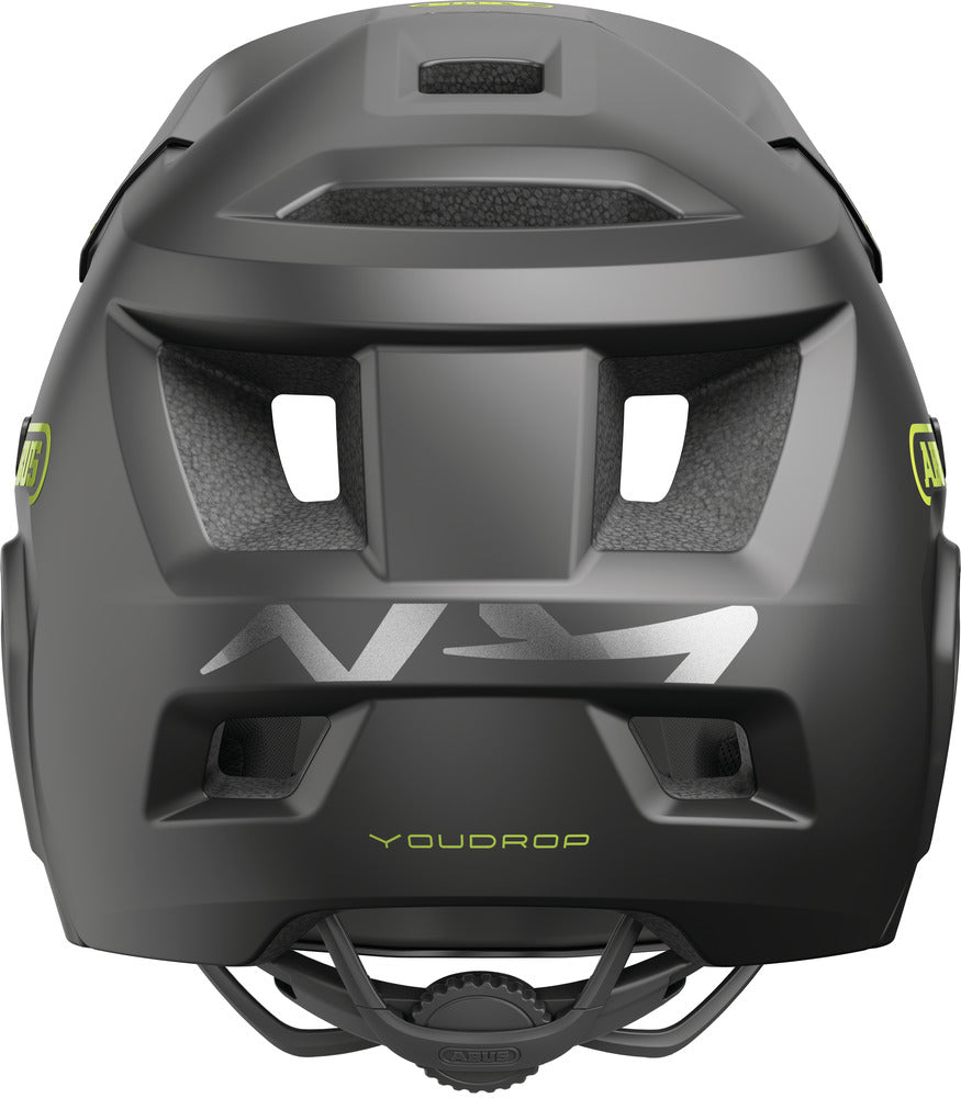 ABUS Youdrop FF Helm Kids velvet zwart