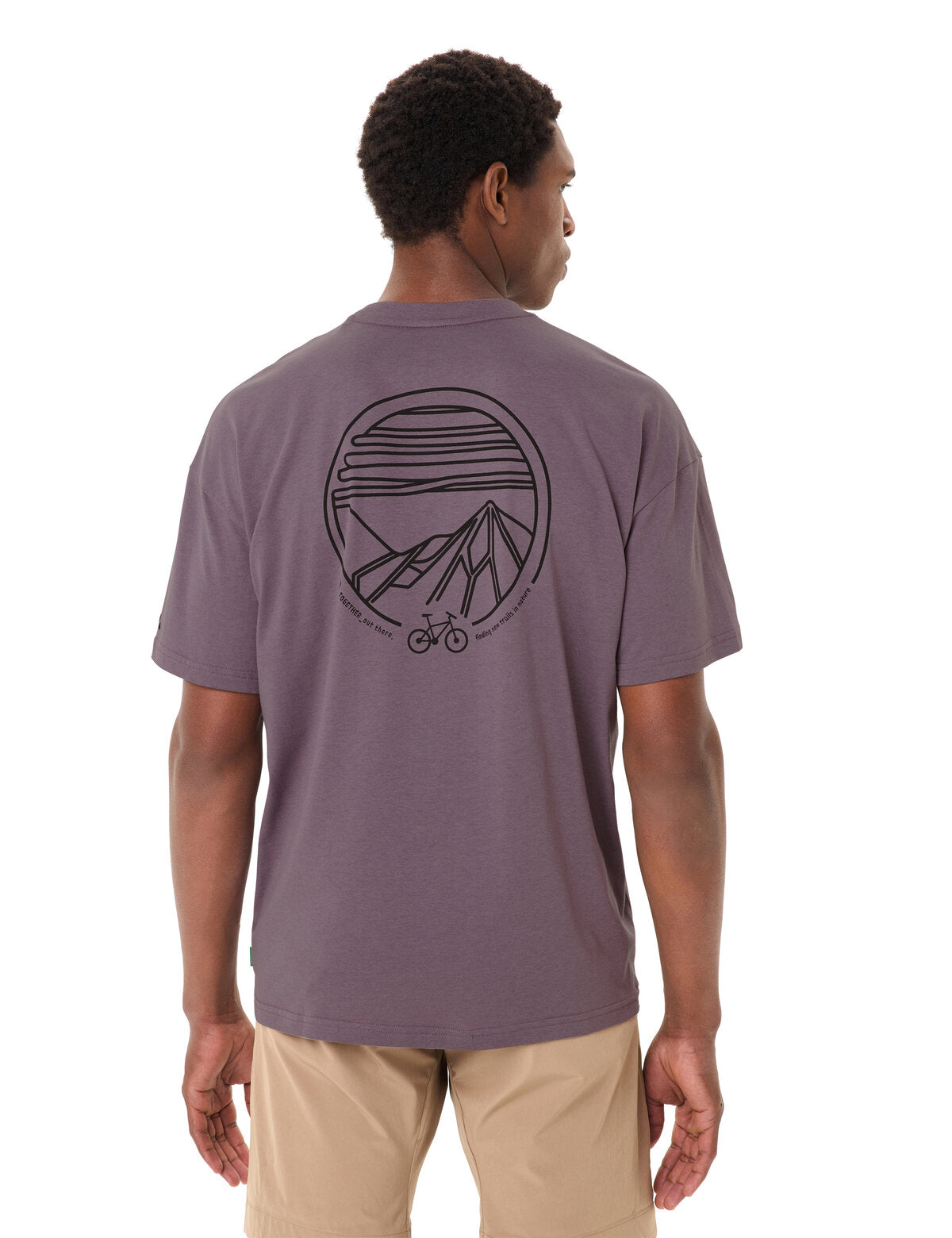 VAUDE Heren Casual Fietsshirt paars as