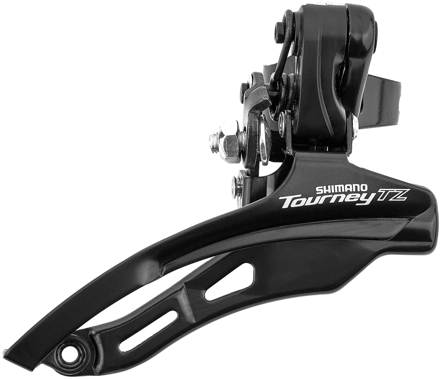 Shimano Tourney TZ FD-TZ500 Voorderailleur 3x6/7-speed Down Swing Klem diep zwart