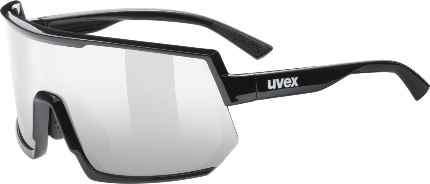 uvex Sportstyle 235 fietsbril Zwart / Spiegel Zilver