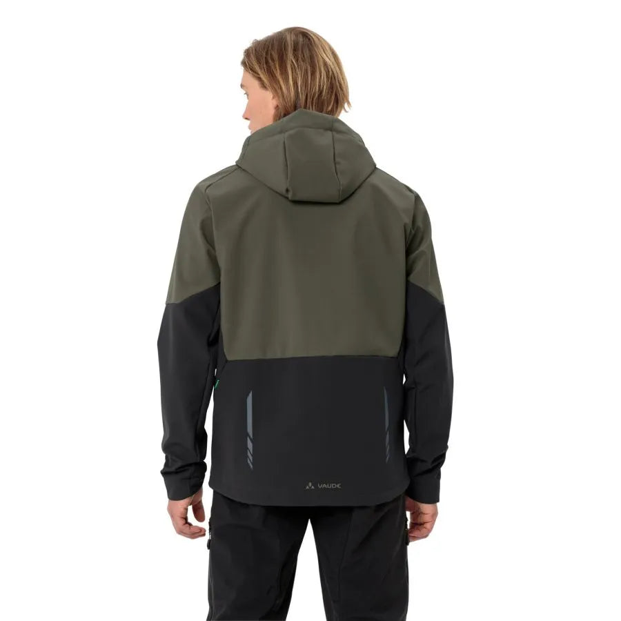 VAUDE Heren Qimsa Softshell Jas kaki