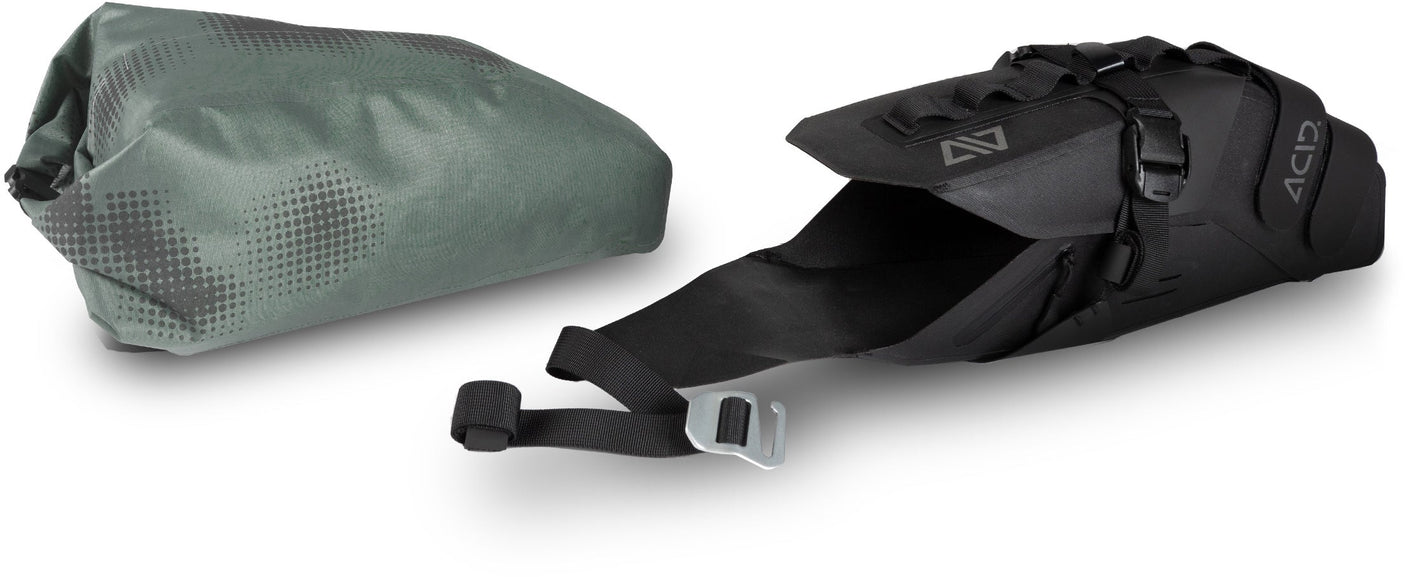 ACID Zadelzak PACK PRO 11 black´n´green