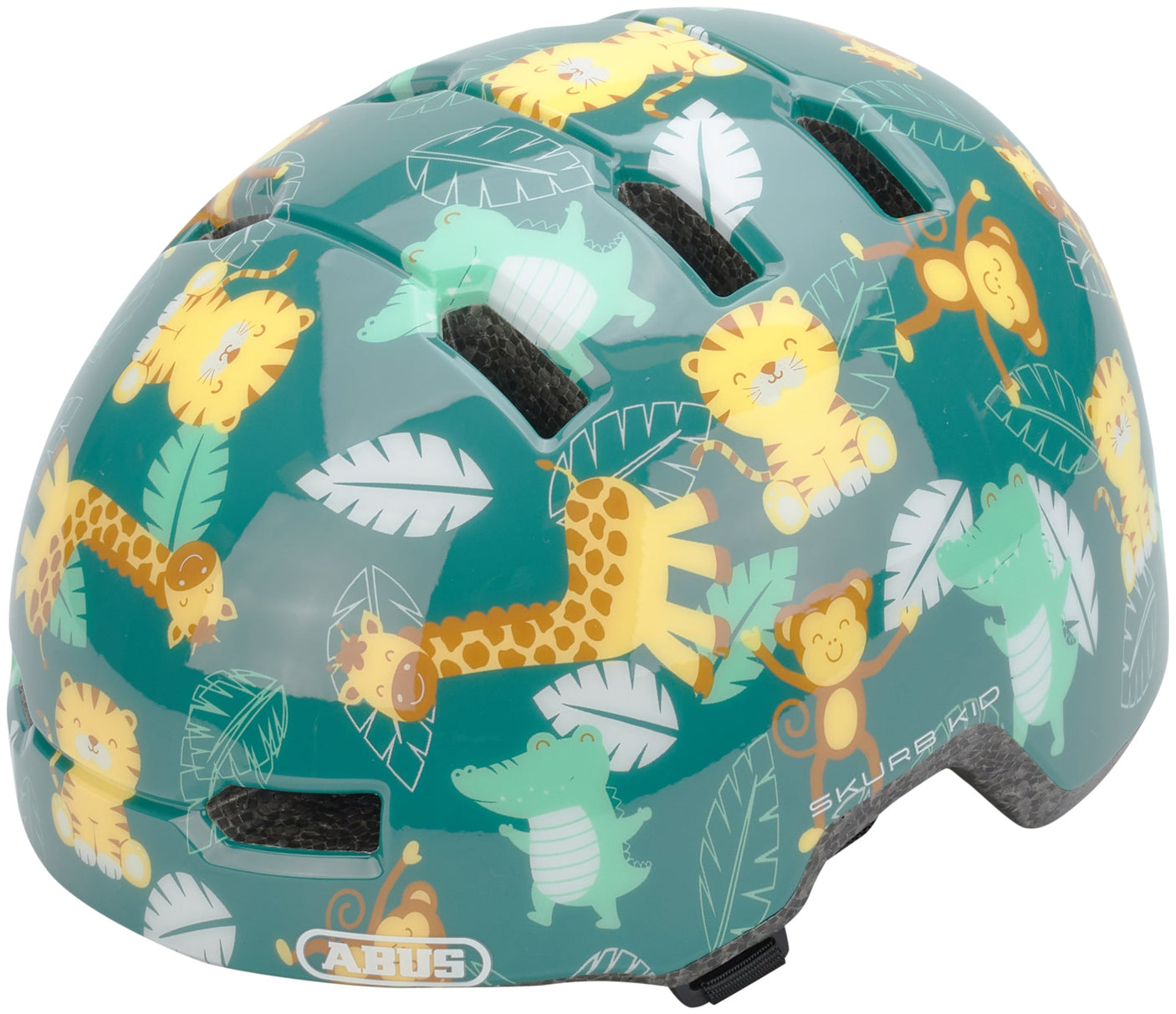 ABUS Skurb Helm Kinder groen/multicolor