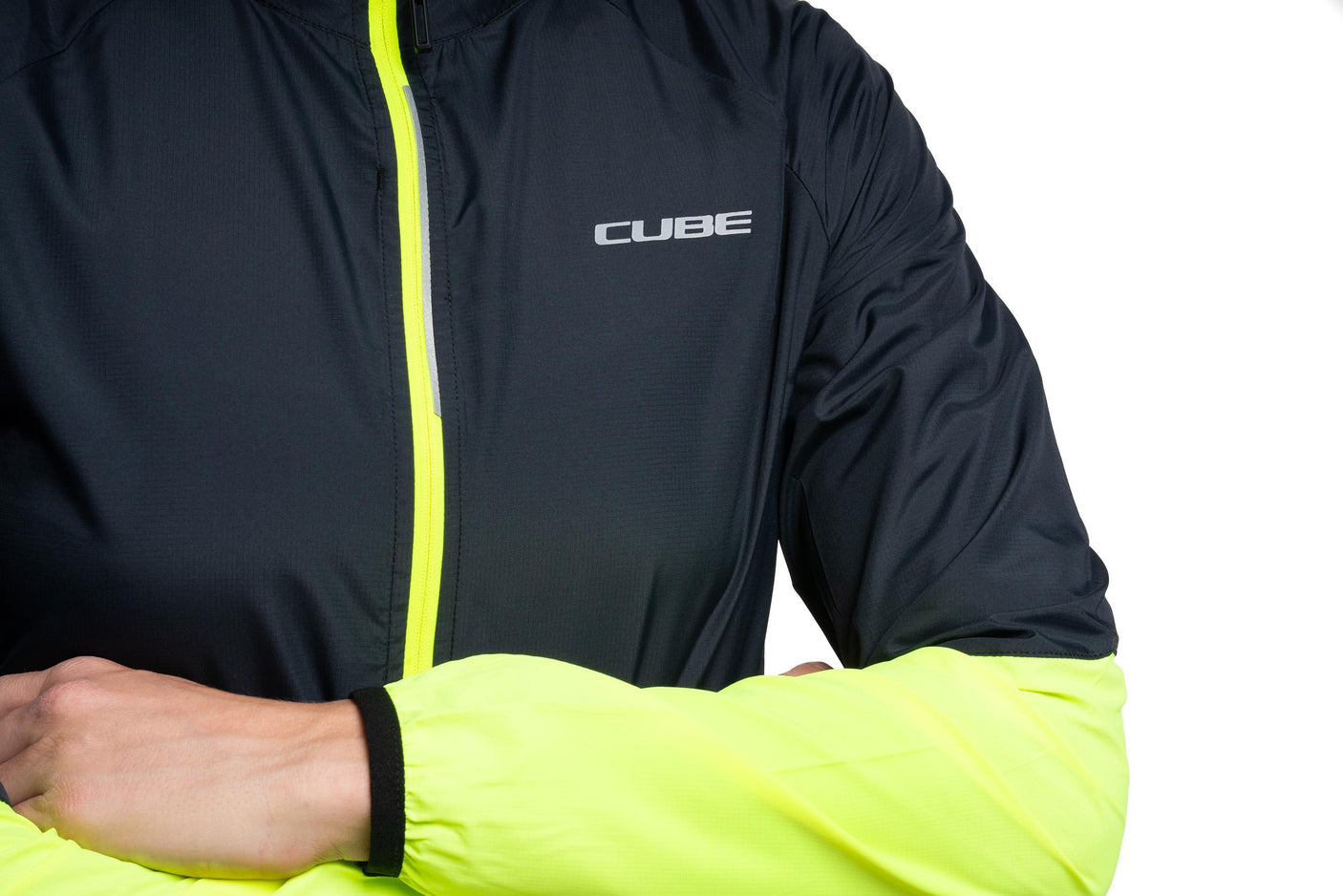 Cube WS Windjacke CMPT zwart´n´geel