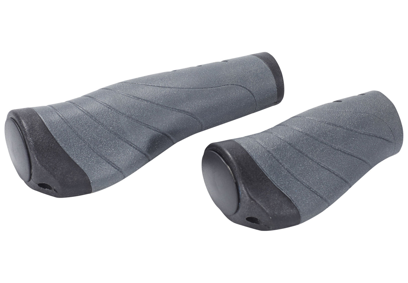 XLC GR-S04 Ergonomische Schroefgrepen zwart/grijs