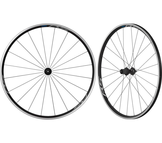 Shimano Road WH-RS100-CL wielsset QR 100mm/QR 130mm zwart