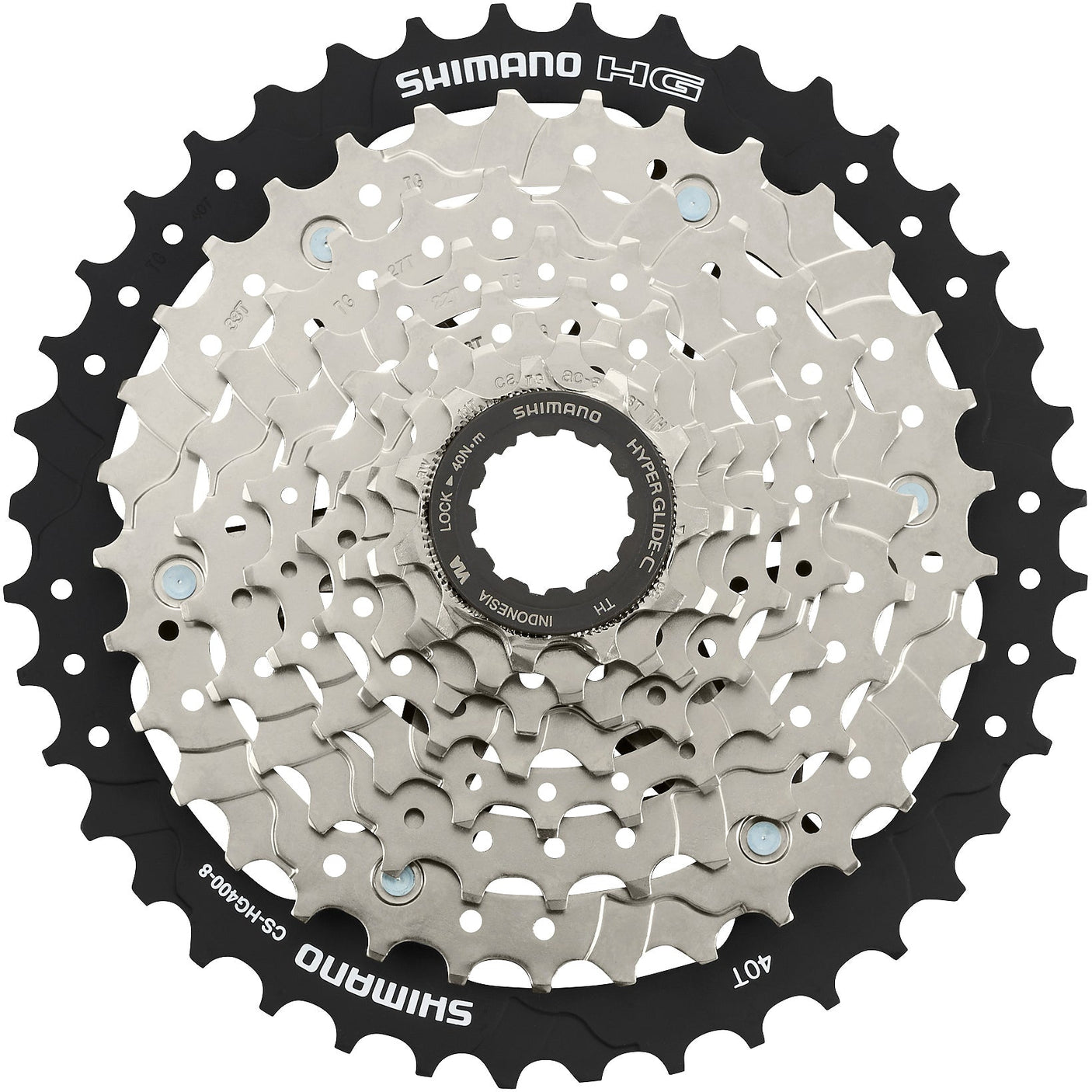 Shimano CS-HG400 cassette 8-speed 11-40T
