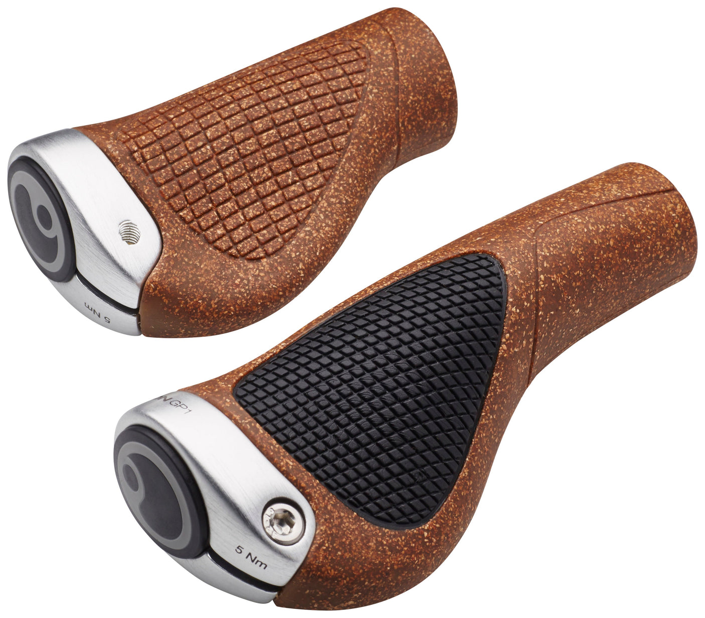 Ergon GP1 BioKork handvatten Rohloff/Nexus bruin/zwart