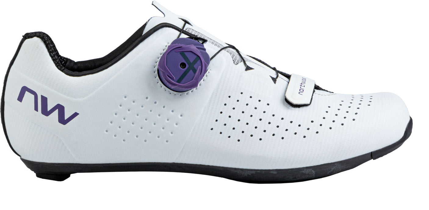 Northwave Storm Carbon Wmn Fietsschoenen Wit/Donkerpaars