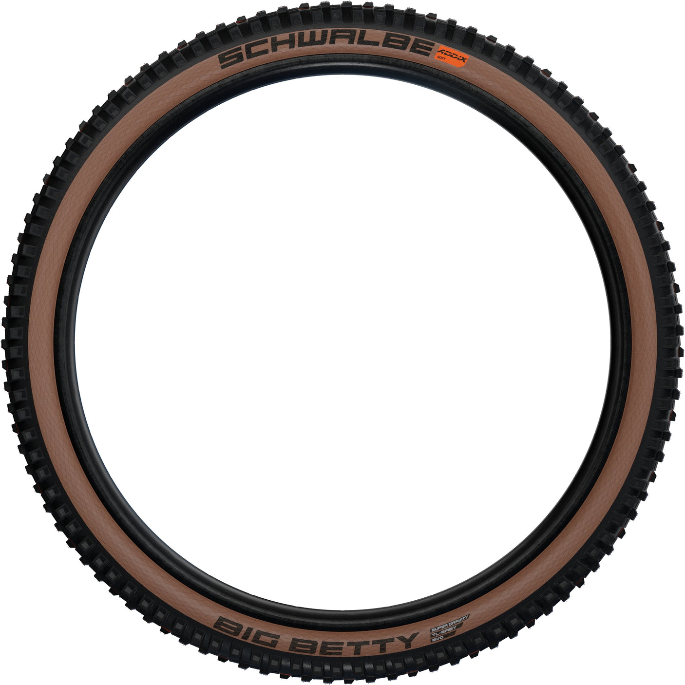 Schwalbe Big Betty vouwband 27.5x2.40" Super Gravity Addix Soft SnakeSkin Tubeless