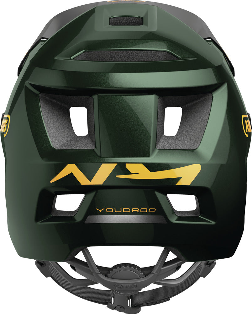 ABUS Youdrop Helm Kids mosgroen
