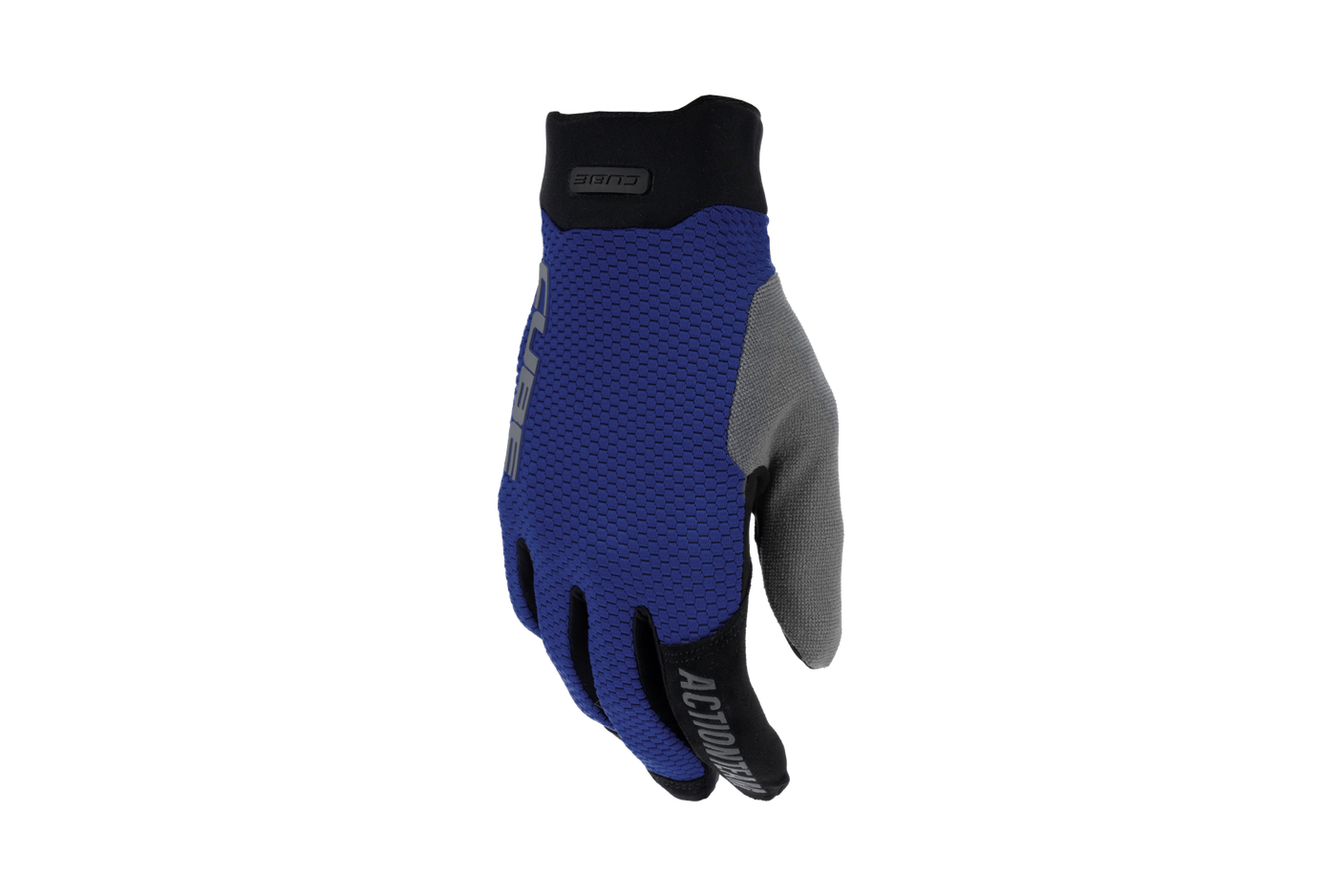 Cube Handschoenen Gravity lange vingers X Actionteam blauw